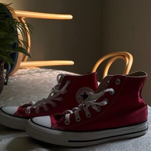 Converse Crimson Canvas High-Tops